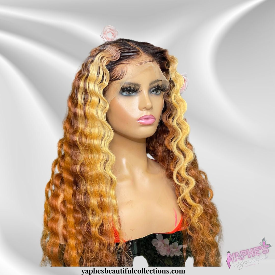 Brazilian Lace Frontal Wig (Soft Crimps, Custom Color)