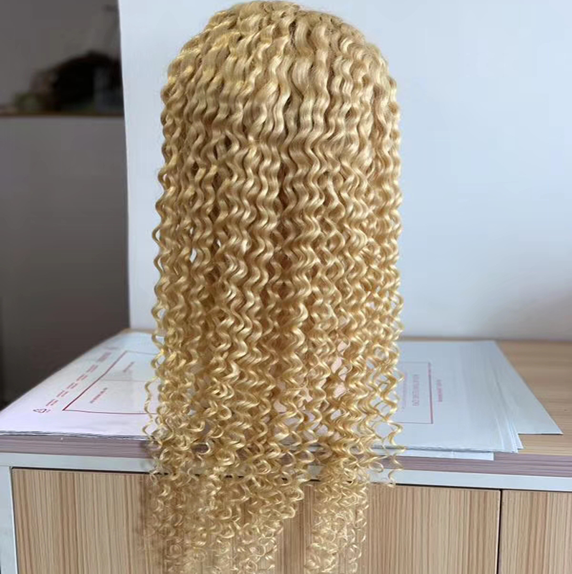 613 Blonde Custom Lace Closure Wig