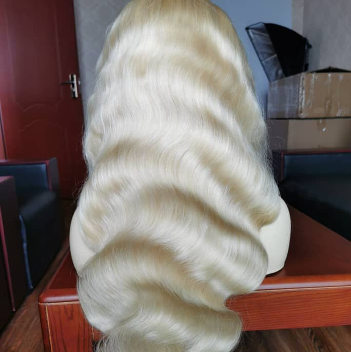 613 Blonde Custom Lace Closure Wig